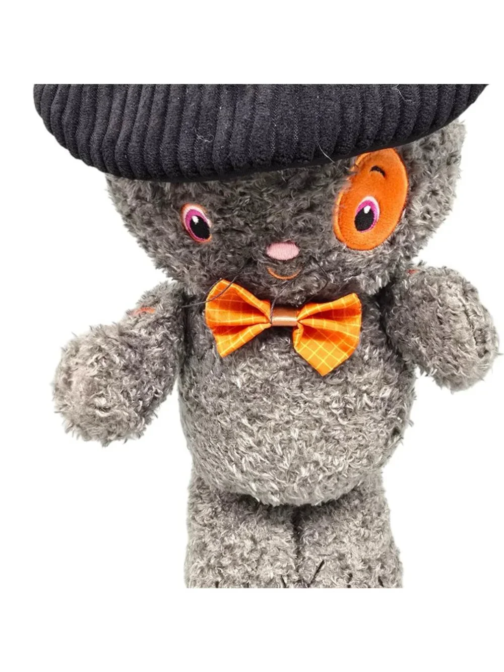 Hallmark Stitch‎ The Cat Halloween Animated w/ Sound & Motion Spider Hat Bowtie